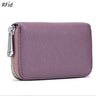 New Arrival Unisex Genuine Leather RFID Protection Credit Card Case Wallet For Man Ladies ID Card Holder Women's Purse