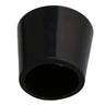 12Pcs 10-35mm Inner Diameter Black Round Furniture Chair Table Leg Foot Rubber Covers Floor Protectors Cap