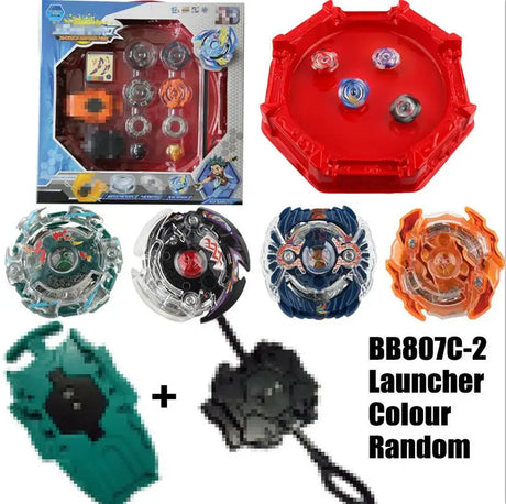 B-X TOUPIE BURST BEYBLADE 4pcs/Set Spinning Top 4D Set Arena Metal Fight Battle Fusion Classic Toys With For Kid