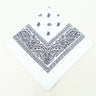 12pcs Polyester Cotton Cashew Flower Hip-hop Bandanas For Women Pocket Square Head Neck Scarf Wristband Handkerchief Men