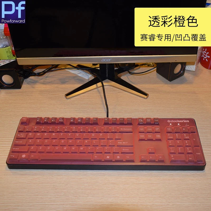 Desktop PC keyboard covers Silicone dustproof clear Keyboard Cover Protector Skin For SteelSeries 6G V2 6GV2 Mechanical