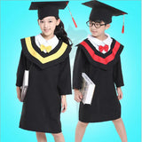 Bazzery Children's performance clothing Academic dress gown Unisex Kindergarten Dr. cloth graduated Bachelor suits Dr. cap