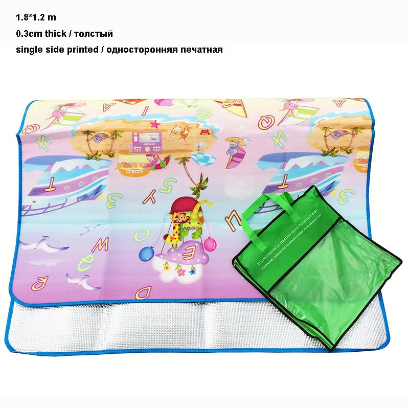 Baby Crawling Puzzle Play Mat Blue Ocean Playmat EVA Foam Kids Gift Toy Children Carpet Outdoor Play Soft Floor Gym Rug