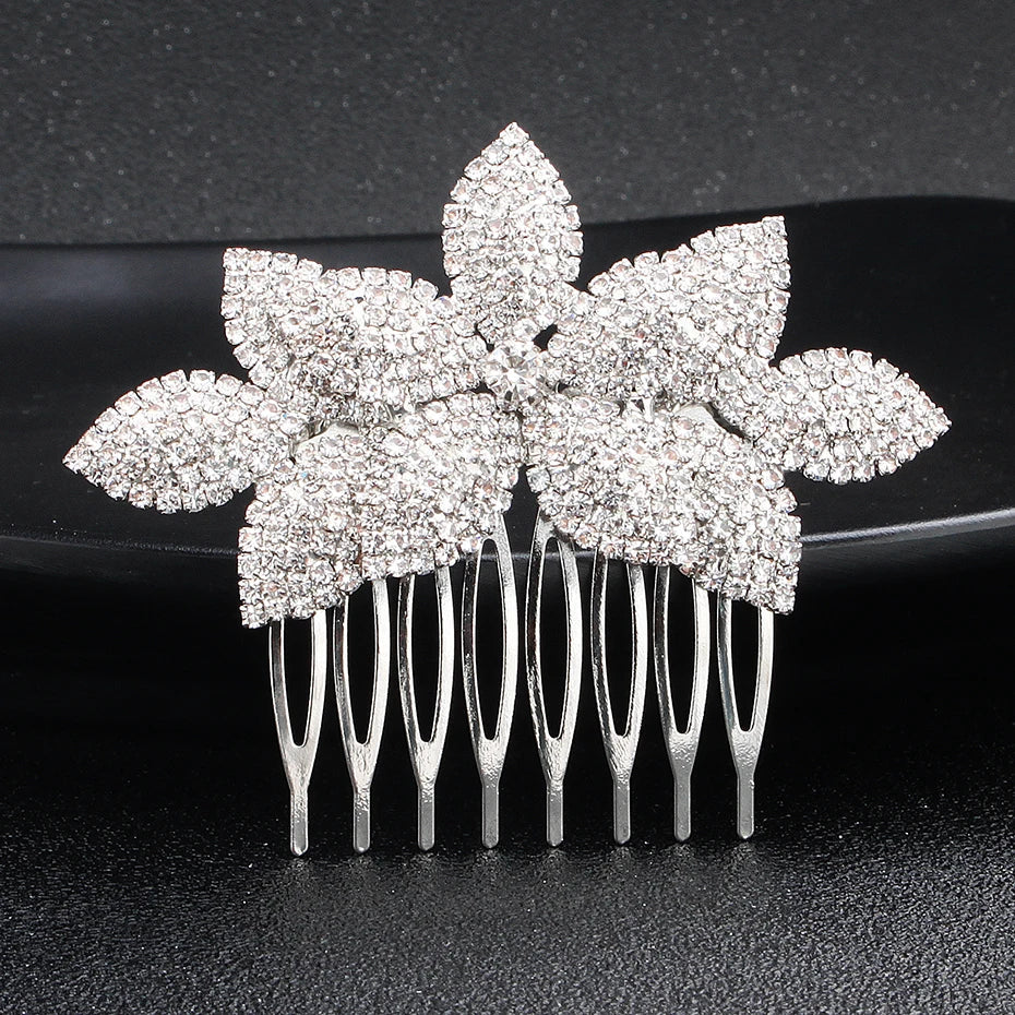 Miallo Full Austrian Crystal Hair Combs Fashion Wedding Hair Jewelry Women Hair Clips Bridal Hairpins Hairstylist Designer