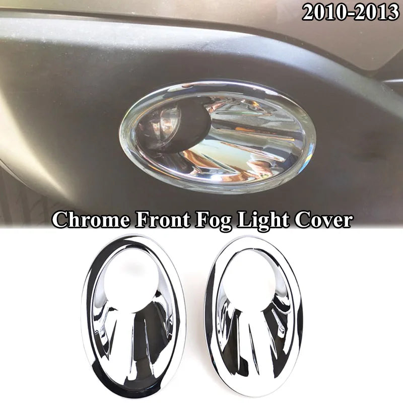 For Nissan Qashqai J10 2007 2008 2009 - 2013 Chrome Front Rear Fog Light Door Bowl Handle Side Mirror Cover Trim Accessories