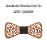 Mahoosive New Floral Wood Bow Ties for Men Bowtie Hollow Butterflies Wedding suit wooden bowtie Shirt krawatte Bowknots Slim tie