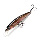 FTK Fishing Lure 1 pc  Bass Lure 100mm/12g Floating Hook Accessories Sinking Wobblers Hard Lure 3D Eye Fishlike Slow Floater HF