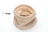 Female Warm Cashmere Tube Scarf Children Knitted Cowl Neck Shawls Wraps Scarves Men Women Winter Scarf Wool Collar Neck Warmer