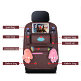 Hot Sale Car seat back storage Organizer bag Universal PU Leather Multifunction storage box Stowing Tidying Pocket Auto Styling