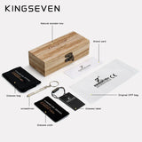 KINGSEVEN Sunglasses For Men UV400 Polarized Women’s  Eyeglass Frame Natural Wood Fashion Sun Glasses  Protection Eyewear