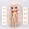 ICY DBS Blyth Doll 1/6 bjd ob24 toy joint body pale pink mix white hair 30cm toy anime girls