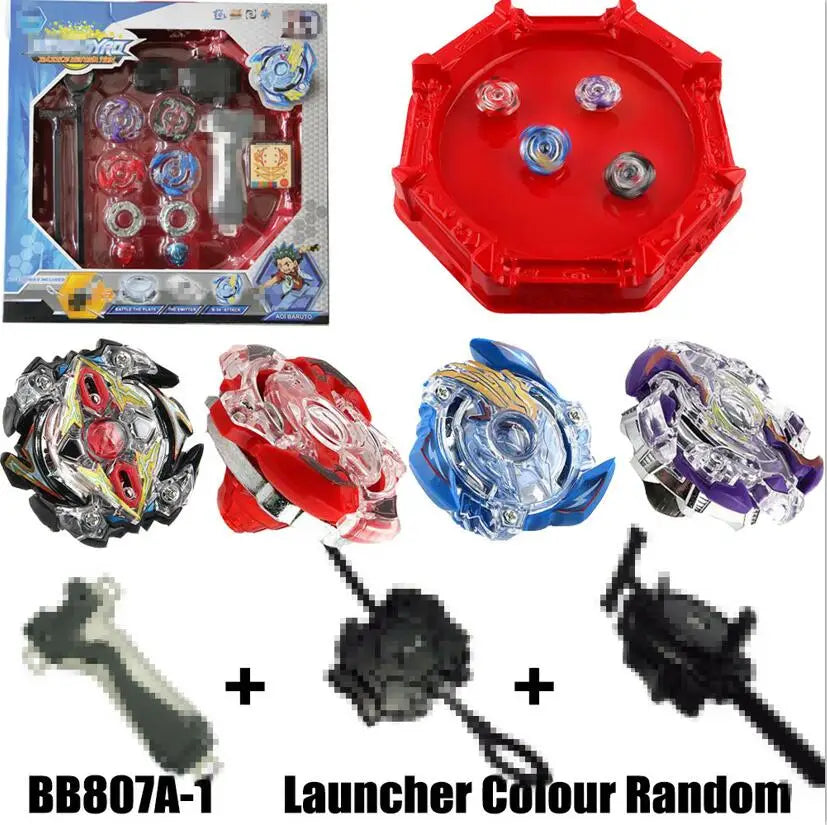 B-X TOUPIE BURST BEYBLADE 4pcs/Set Spinning Top 4D Set Arena Metal Fight Battle Fusion Classic Toys With For Kid