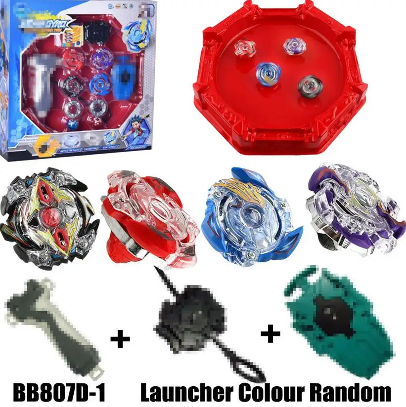 B-X TOUPIE BURST BEYBLADE 4pcs/Set Spinning Top 4D Set Arena Metal Fight Battle Fusion Classic Toys With For Kid