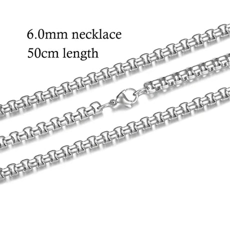 10pcs/lot 316 Stainless Steel Necklace and Bracelet Chain DIY Jewelry Findings Multi Sizes with Lobster Claw Clasps S-005*10