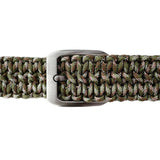 Tactical 550 Paracord Parachute Cord Waist Belt Survival Woven Belt Camping Hunting Hiking Survival Emergency With Metal Buckle