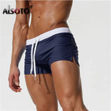 Sexy Beach Shorts Men Zipper Pocket swimsuit Mens Shorts Fast Dry Casual Boardshorts Joggers Trunks Summer Short homme masculino