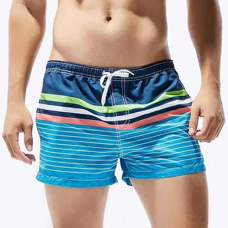 Men's Printed Board Shorts Quick Dry Beach Shorts Swim Trunks Male Bikini Swimwear Surfing Shorts Short De Bain Homme Banadore