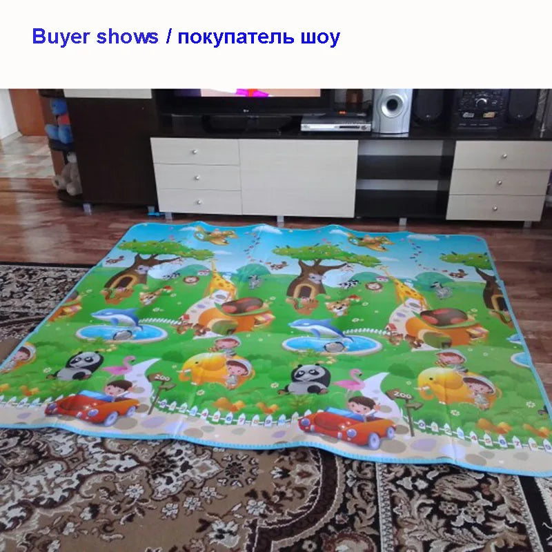 Baby Crawling Puzzle Play Mat Blue Ocean Playmat EVA Foam Kids Gift Toy Children Carpet Outdoor Play Soft Floor Gym Rug