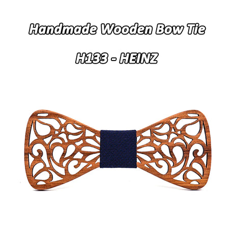 Mahoosive New Floral Wood Bow Ties for Men Bowtie Hollow Butterflies Wedding suit wooden bowtie Shirt krawatte Bowknots Slim tie