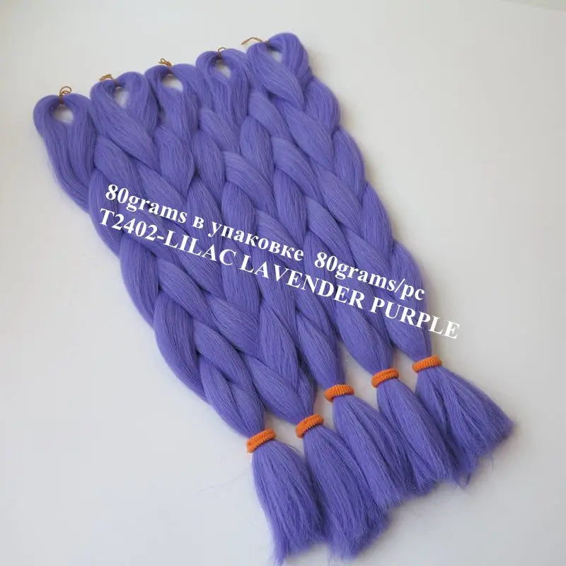 Luxury ForBraiding 3pcs bulk buy Henlon 24inch 60cm Folded Two Three Tone Color Ombre Braiding Synthetic Jumbo Braids