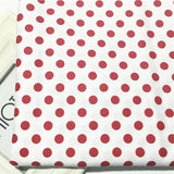 100% Cotton Twill Textile BLACK RED GRAY Polka Dots Check Fabrics for DIY Crib Bedding Cushion Apparel Craft Handwork Home Decor