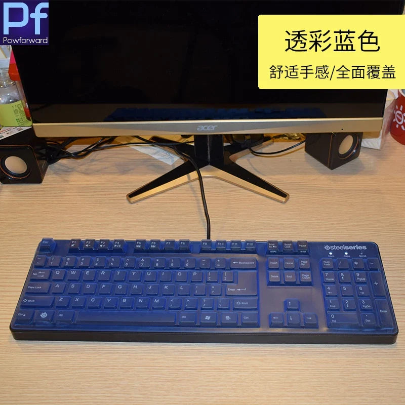 Desktop PC keyboard covers Silicone dustproof clear Keyboard Cover Protector Skin For SteelSeries 6G V2 6GV2 Mechanical