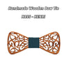 Mahoosive New Floral Wood Bow Ties for Men Bowtie Hollow Butterflies Wedding suit wooden bowtie Shirt krawatte Bowknots Slim tie