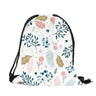 Simple Style Geometric Pattern Artistic Leaf Print Drawstring Bag Casual Practical Polyester String Backpack Outdoor Package