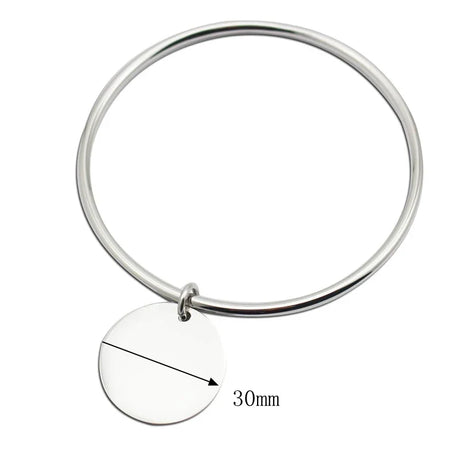 Round Pendant with All Crystal Cuff Bangles Metal 70/65/60mm inside of diameter Bracelets Arm Open Bangles for Women Men