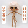 ICY DBS Blyth Doll 1/6 bjd ob24 toy joint body pale pink mix white hair 30cm toy anime girls