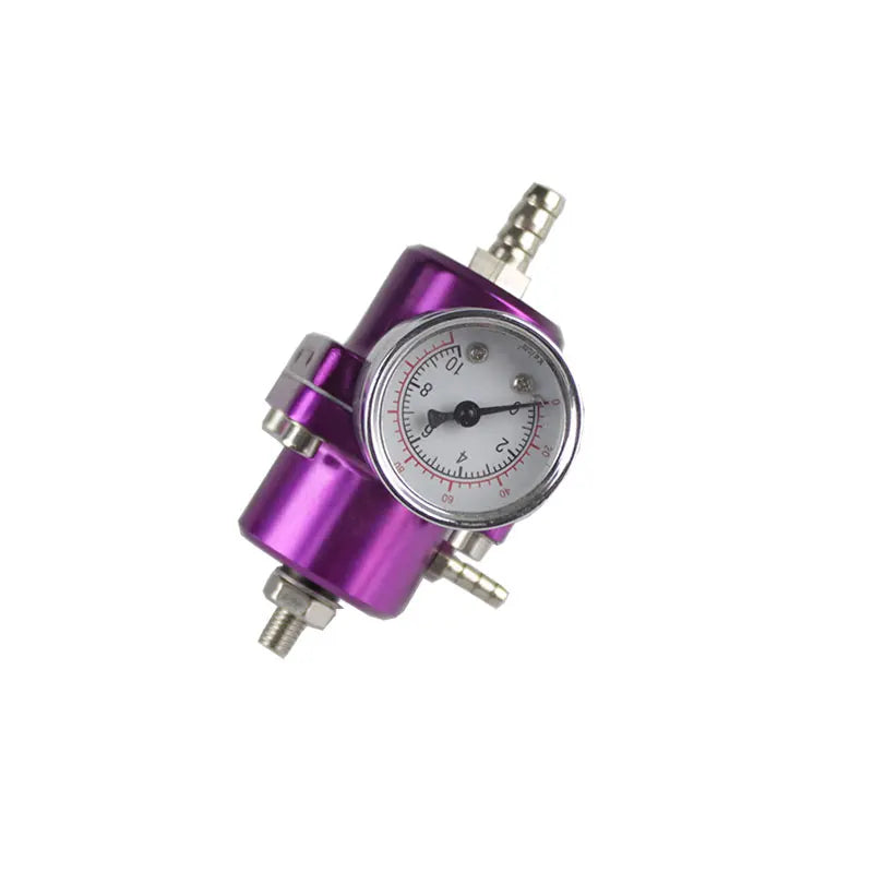 RASTP-High Quality 0-140 PSI Adjustable Fuel Pressure Regulator/FPR Gauge For BMW E39 5 Series Facelift 2000-2003 RS-FRG001