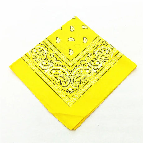 12pcs Polyester Cotton Cashew Flower Hip-hop Bandanas For Women Pocket Square Head Neck Scarf Wristband Handkerchief Men