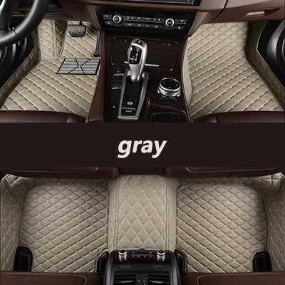 HeXinYan Custom Car Floor Mats for Mercedes Benz all models E C SLK G GLS GLC GLA GLE GL CLA ML GLK CLS S R A B CLK vito viano