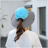 Parent-child Unisex Summer Foldable Sun Fisherman Hat Men Women Wide Brim Casual Travel Beach Sunscreen UV Protection Cap V14