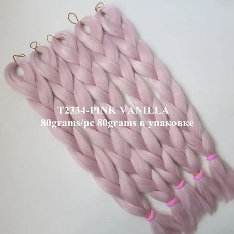 Luxury ForBraiding 3pcs bulk buy Henlon 24inch 60cm Folded Two Three Tone Color Ombre Braiding Synthetic Jumbo Braids