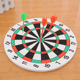 Diameter 29.5cm Darts Target +3 Darts Wall-mounted Two-sided Dual-use Thick Foam Toy Dart Board Suit