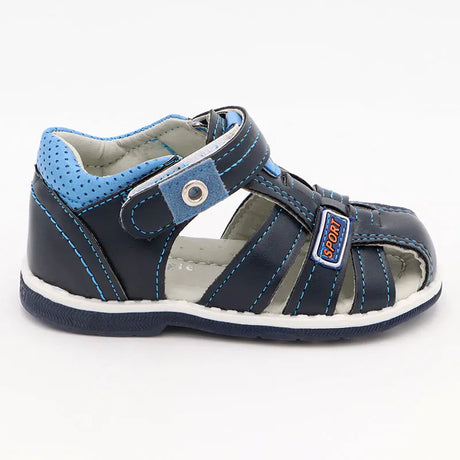 Cute eagle Summer Boys Orthopedic Sandals Pu Leather Toddler Kids Shoes for Boys Closed Toe Baby Flat  Shoes  Size 20-30 New