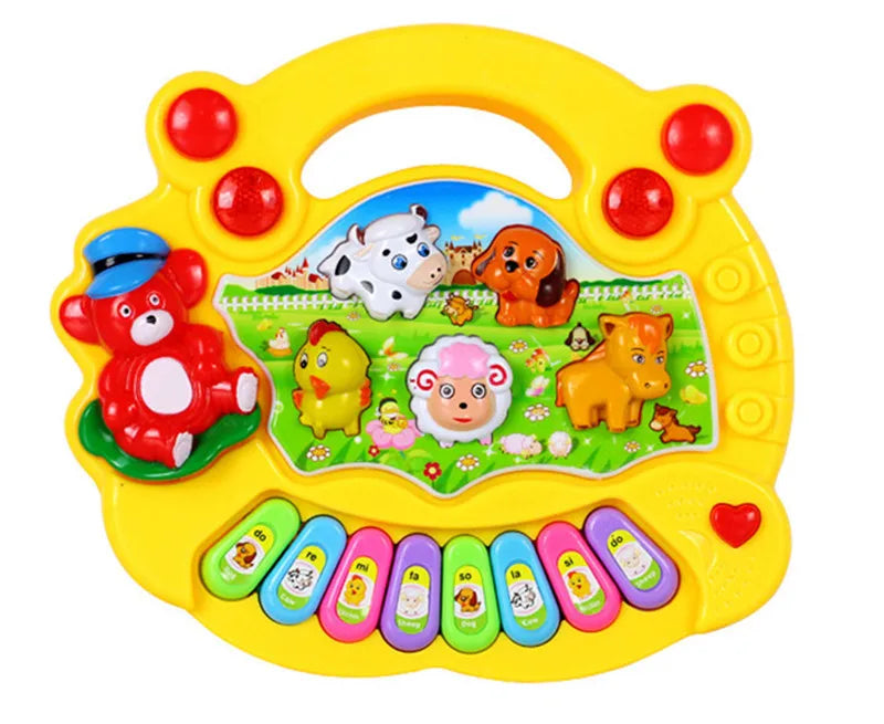 Baby Kids Musical Piano Toys Learning Animal Farm Developmental Educational Music Toys Musical Instruments For Children