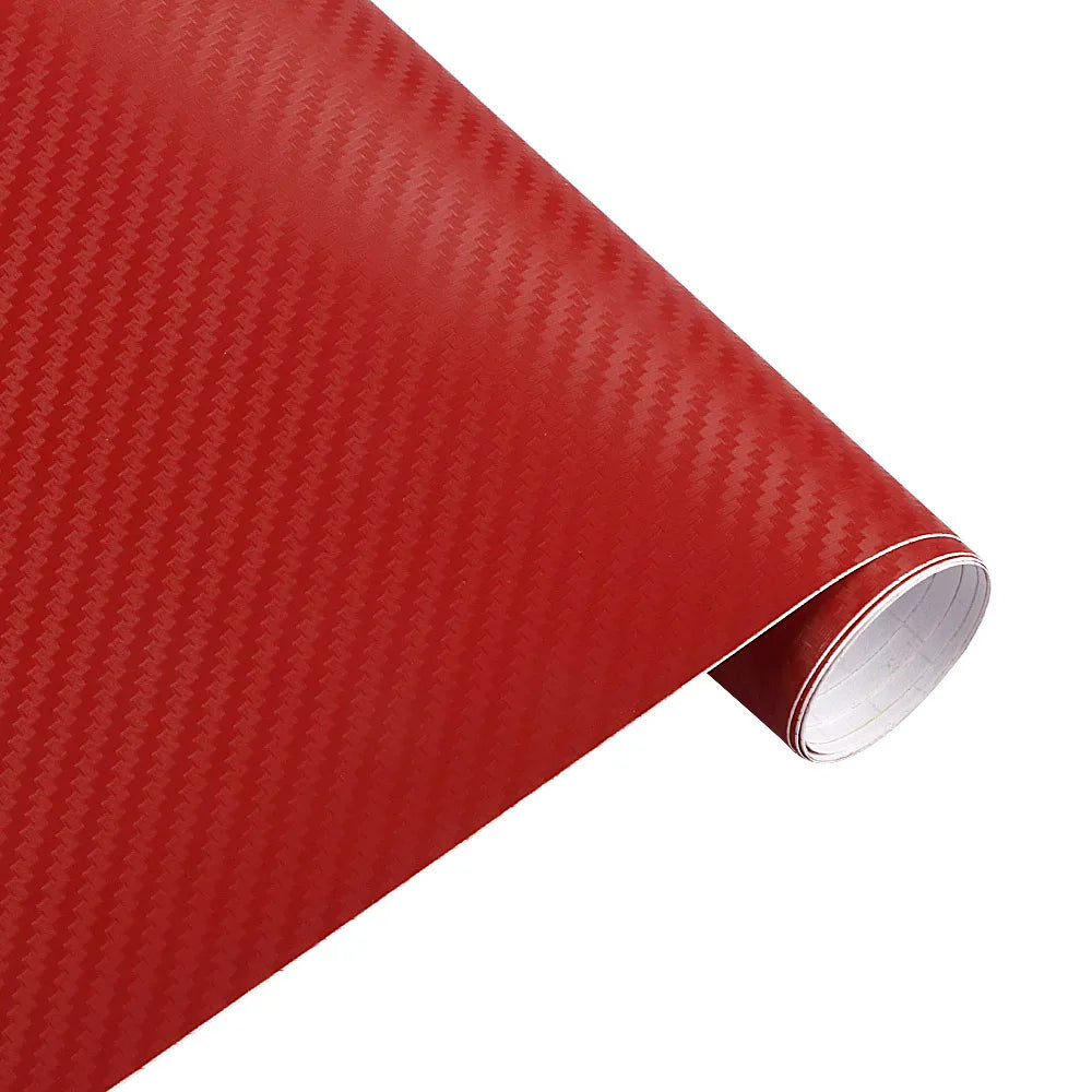 30cmx127cm 3D Carbon Fiber Vinyl Car Wrap Sheet Roll Film Car Stickers and Decal Motorcycle Auto Styling Accessories Automobiles