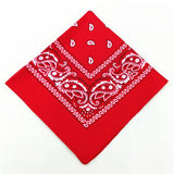 12pcs Polyester Cotton Cashew Flower Hip-hop Bandanas For Women Pocket Square Head Neck Scarf Wristband Handkerchief Men