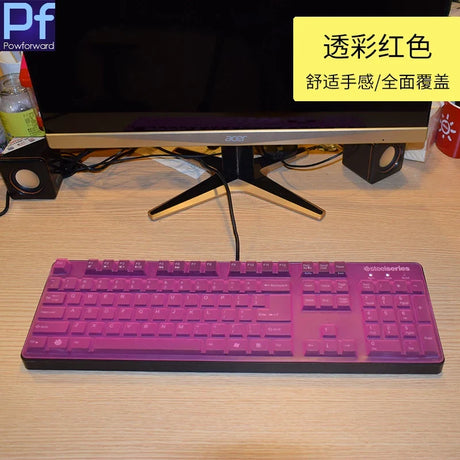 Desktop PC keyboard covers Silicone dustproof clear Keyboard Cover Protector Skin For SteelSeries 6G V2 6GV2 Mechanical