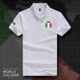 Italy Italia Italian polo shirts men short sleeve white brands printed for country 2017 cotton nation team flag ITA country top