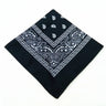 12pcs Polyester Cotton Cashew Flower Hip-hop Bandanas For Women Pocket Square Head Neck Scarf Wristband Handkerchief Men