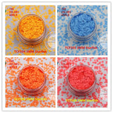 TCT-151 Starfish Neon Matte Color 3.0MM Solvent Resistant Glitter Nail Art Nail Gel Polish Makeup Manual DIY Crafts Decoration