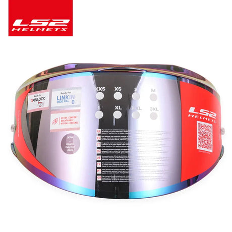 LS2 FF399 helmet visor smoke colorful silver lens rainbow shield only for LS2 Valiant model with anti-fog patch holes