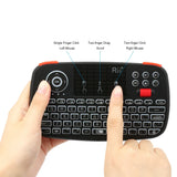 Rii i4 Mini BT Wireless Keyboard With Touchpad 2.4GHz Backlit Mouse Remote Control For Windows Android TV Box Smart TV