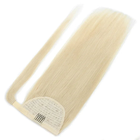 BHF 100% Human Hair Ponytail Brazilian Remy Ponytail Wrap Around Horsetail wig 120g Hairpieces Natural Straight Tails