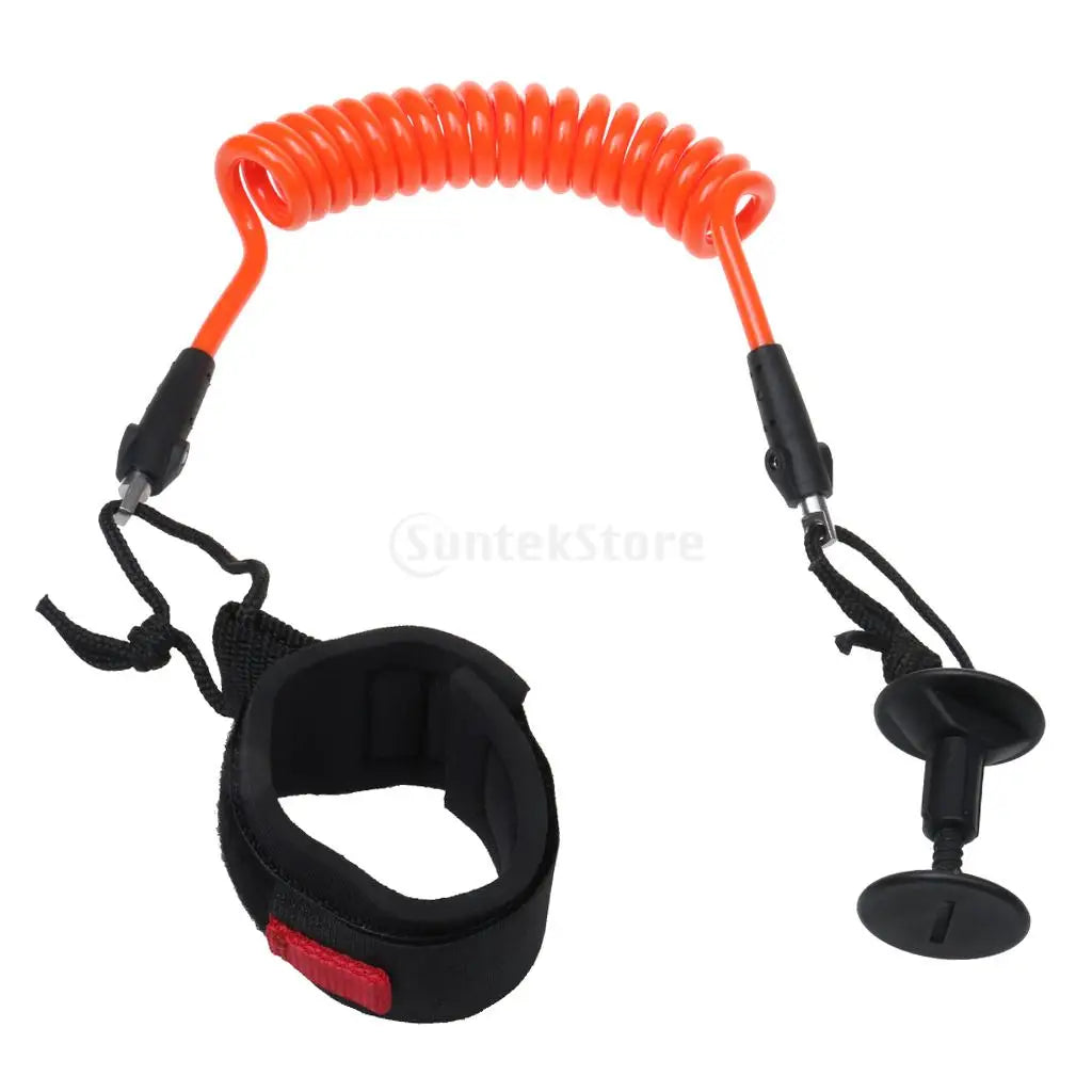 1Pcs TPU Bodyboard Coiled Wrist Leash Surf Board Coiled Cord 5FT/4FT 7MM for Diving Water Sports Surfing Accessories