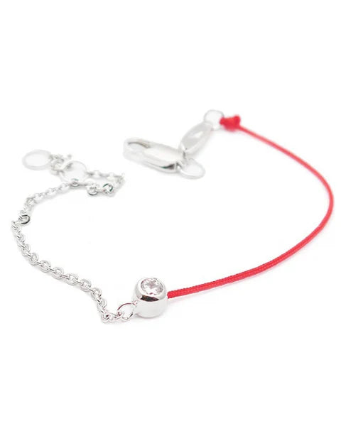 Red String Bracelet Meaning With Zircon 925 Sterling Silver Rope Bracelet Lucky Red Thread Bracelets For Women Jewelry