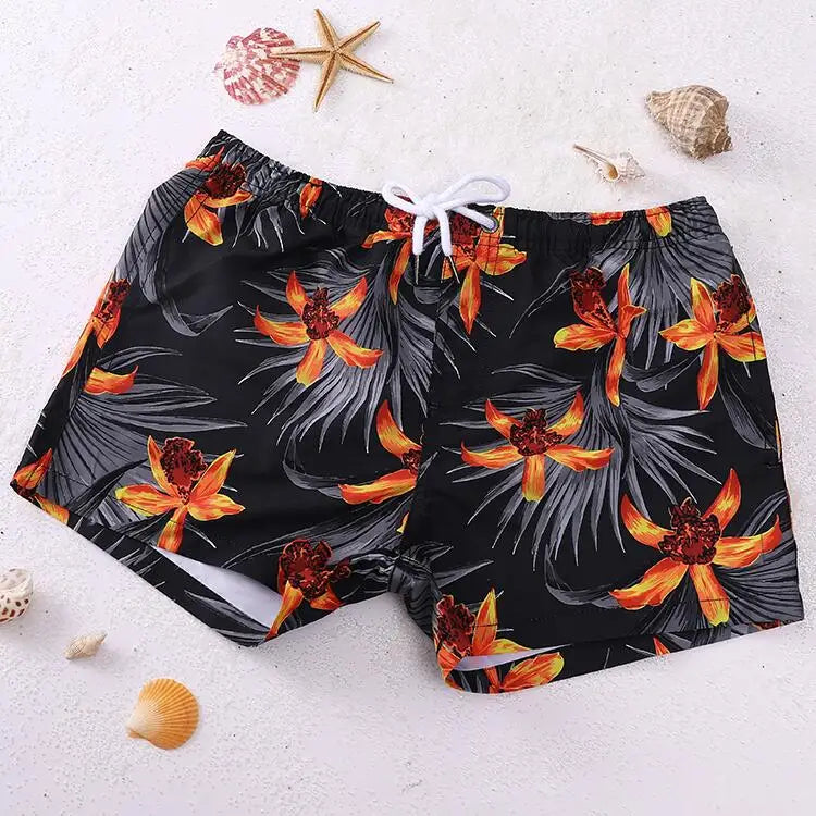 Men's Printed Board Shorts Quick Dry Beach Shorts Swim Trunks Male Bikini Swimwear Surfing Shorts Short De Bain Homme Banadore